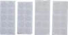BGS DIY Tépőzáras korongkészlet | öntapadó | fehér | 40 darabos (BGS 80555)