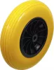 BGS DIY Tömör PU kerék talicskához, sárga, 400 mm (BGS 80657)