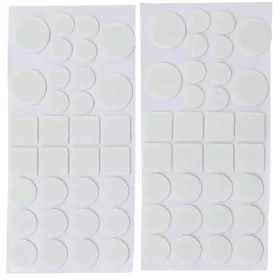   BGS DIY Filc alátét készlet | fehér | 64 darabos (BGS 80701)