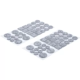   BGS DIY Filc alátét készlet | szürke cirkás | 64 darabos (BGS 80703)