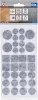 BGS DIY Filc alátét készlet | szürke cirkás | 64 darabos (BGS 80703)
