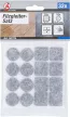 BGS DIY Filc alátét készlet | szürke-melírozott | 32 darabos (80704)
