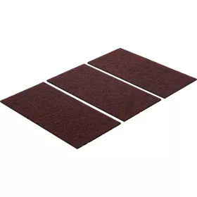   BGS DIY Filc alátét készlet | szögletes | barna | 100 x 200 mm | 3 darabos (BGS 80713)