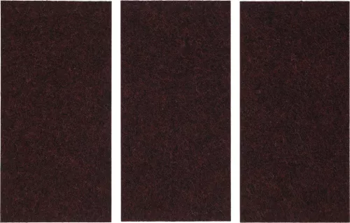 BGS DIY Filc alátét készlet | szögletes | barna | 100 x 200 mm | 3 darabos (BGS 80713)