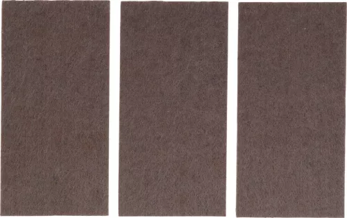 BGS DIY Filc alátét készlet | szögletes | barna | 100 x 200 mm | 3 darabos (BGS 80713)