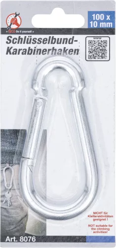 BGS DIY Karabíner | 100 x 10 mm (BGS 8076)