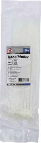 BGS DIY Kábelkötegelő, 50 db, 4.8 x 250 mm (BGS 80770)