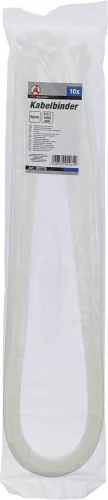 BGS DIY Kábelkötegelő, 10 db 8.0 x 1000 mm (BGS 80779)