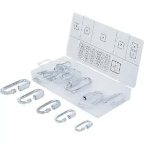   BGS technic Menetes karabiner készlet, 20 részes (BGS 8078)