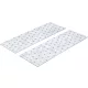 BGS DIY acél perforált lemez készlet | 300 x 100 x 2 mm | 2 darabos (80788)