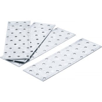   BGS DIY acél perforált lemez készlet, 200 x 60 x 2 mm, 4 darabos (BGS 80795)