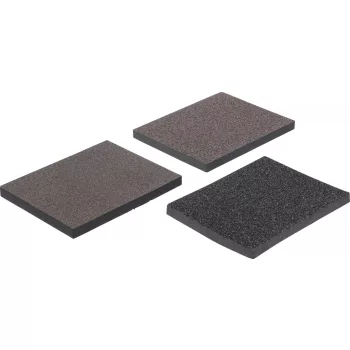   BGS DIY Csiszolószivacs-készlet | K 46, 80, 120 | 3 darabos (80821)