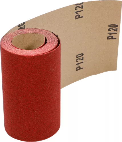BGS DIY Csiszolópapír-tekercs, 115 mm x 5 m, 120-as szemcsefinomság (80827)