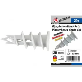   BGS DIY 20 részes önfúró gipszkarton tipli készlet (BGS 80844)