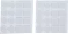 BGS DIY Filc alátét, fehér, 32 részes (BGS 80860)