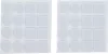 BGS DIY Filc alátét, fehér, 32 részes (BGS 80860)