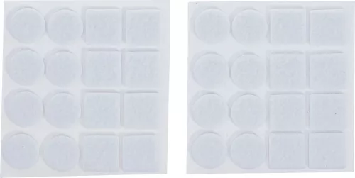 BGS DIY Filc alátét, fehér, 32 részes (BGS 80860)