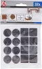 BGS DIY Tapadó korong, barna, 32 részes (BGS 80863)