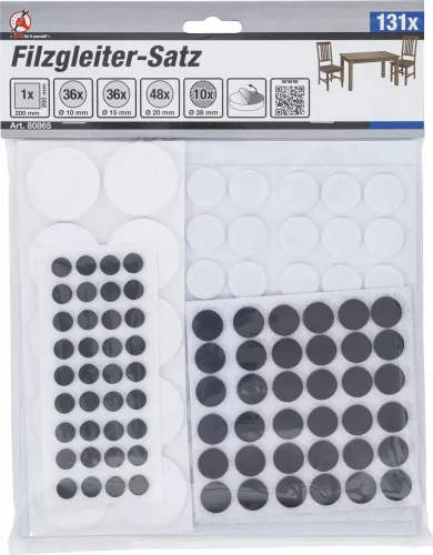 BGS DIY 131 részes filc alátét választék (BGS 80865)