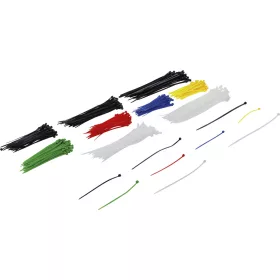   BGS DIY 450 darabos színes kábelkötegelő készlet, különböző méretekben (BGS 80873)