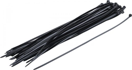 BGS DIY Kábel kötöző 50 részes, fekete, 350 x 4.5 mm (BGS 80877)