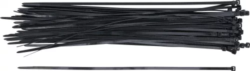 BGS DIY Kábel kötöző 50 részes, fekete, 350 x 4.5 mm (BGS 80877)