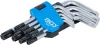 BGS technic 9 részes biztonsági Torx kulcs készlet, fúrt, T10-T50 (BGS 809)