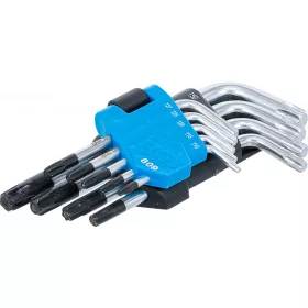  BGS technic 9 részes biztonsági Torx kulcs készlet, fúrt, T10-T50 (BGS 809)