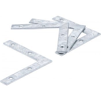   BGS DIY 4 db-os acél konzol készlet, 75x75x12 mm (BGS 80921)