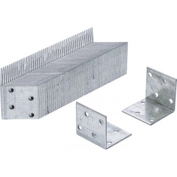   BGS DIY Sarokpánt, 50 db, 40x40x40x2 mm, galvanizált (BGS 80934-50)