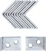 BGS DIY 12 db acél sarok konzol szett 25x25x15 mm (BGS 80943)