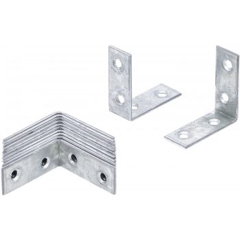   BGS DIY Acél konzol készlet, 40 x 40 x 15 mm, 12 db-os (BGS 80944)