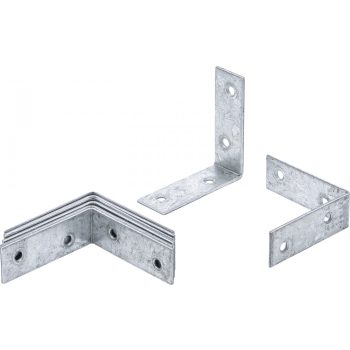   BGS DIY 8 db acél sarok konzol szett 60x60x20 mm (BGS 80945)