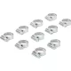 BGS technic Inox csőbilincs, 12x20 mm, 10 darab (BGS 8095-12x20)