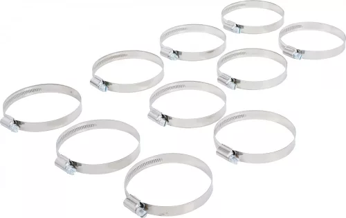 BGS technic Inox csőbilincs, 60x80 mm, 10 darab (BGS 8095-60x80)