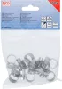 BGS technic Inox csőbilincs, 8x12 mm, 10 darabb (BGS 8095-8x12)