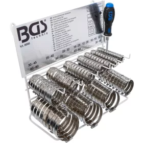 BGS technic Inox csőbilincs készlet 111 részes (BGS 8095)