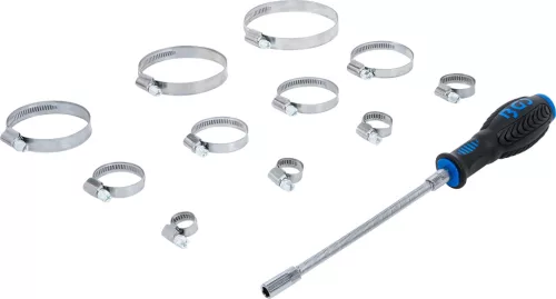 BGS technic Inox csőbilincs készlet 111 részes (BGS 8095)