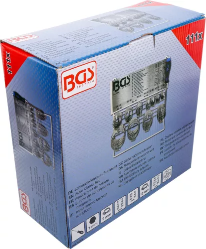 BGS technic Inox csőbilincs készlet 111 részes (BGS 8095)