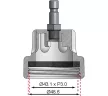 BGS technic #20 adapter, Saab Ecopowerhez, a BGS 8027 / BGS 8098 radiátor nyomás tesztelő készlethez (BGS 8098-20)