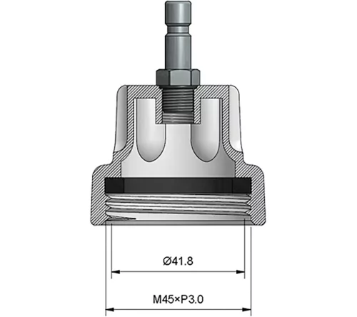 BGS technic #22 adapter, BMW-hez, a BGS 8027 / BGS 8098 radiátor nyomás tesztelő készlethez (BGS 8098-22)