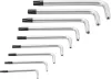 BGS technic 9 részes biztonsági Torx kulcs készlet, fúrt, T10-T50 (BGS 809)