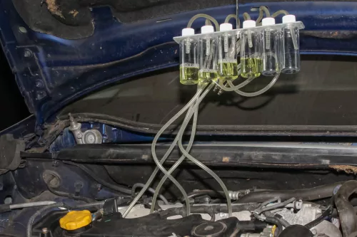 BGS technic Résolajveszteség mérő készlet, közös nyomócsöves Diesel motorokhoz (BGS 8101)