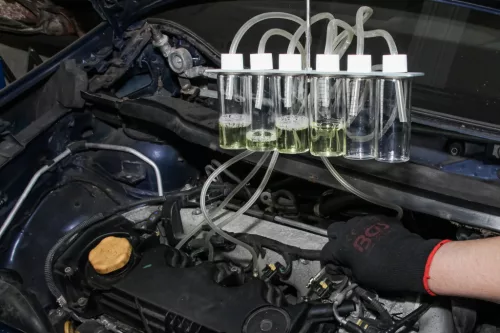 BGS technic Résolajveszteség mérő készlet, közös nyomócsöves Diesel motorokhoz (BGS 8101)
