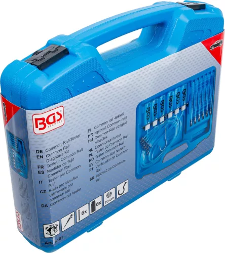 BGS technic Résolajveszteség mérő készlet, közös nyomócsöves Diesel motorokhoz (BGS 8101)