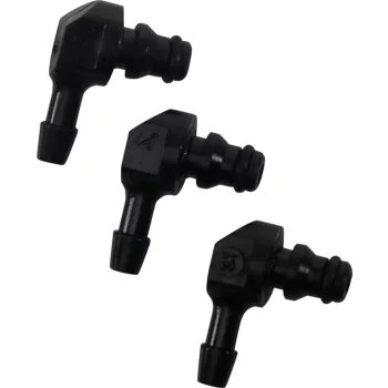   BGS Technic Műanyag összekötő készlet 5mm-es belső átmérőjü tömlőkhöz | L alakú | 30 darabos (BGS 8107-22)