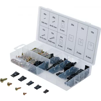   BGS technic Csavar és U alakú alátét készlet 170 részes (BGS 8114)