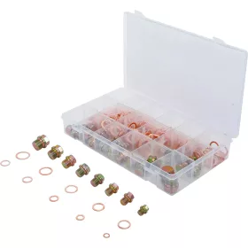   BGS technic Olajleersztő csavar és O-gyűrű készlet 534 részes (BGS 8118)