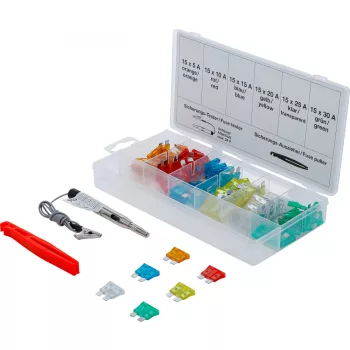   BGS technic Autós biztosíték készlet 92 részes (BGS 8124)