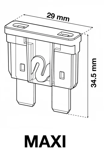 BGS technic Személyautó késes biztosíték készlet 24 db-os (BGS 8127)